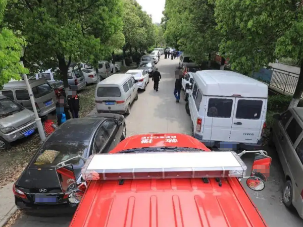 AI視頻聯網報警系統在消防通道的應用，解決消防通道亂停亂放現場